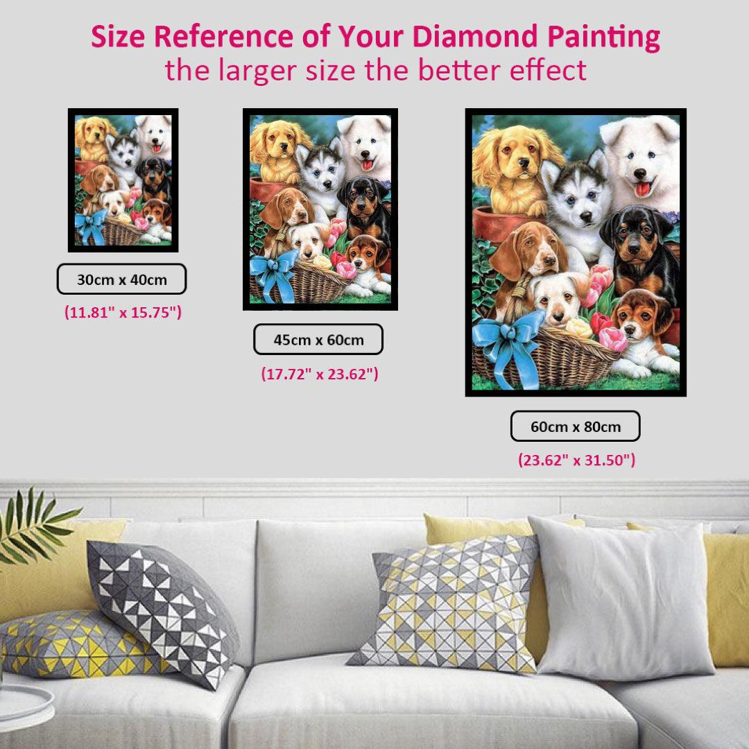 Dogs Group Diamond Painting