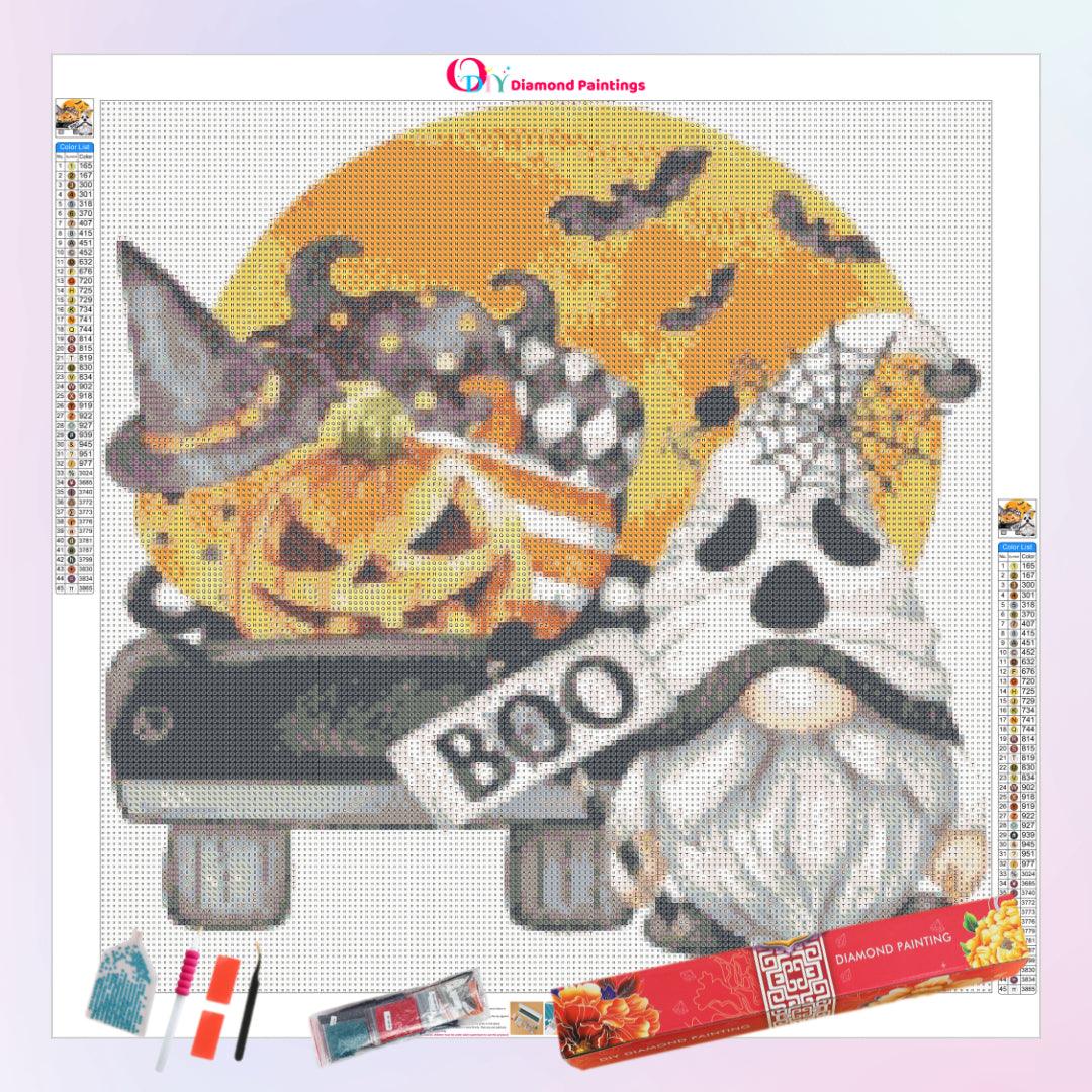 Boo! Ghost Moving for Halloween Diamond Painting