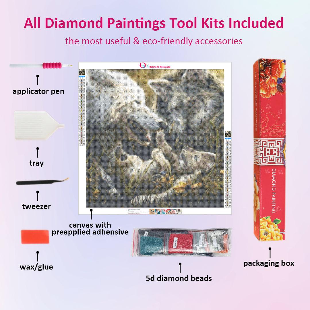 Wolf Enjoy the Sunshine Diamond Painting
