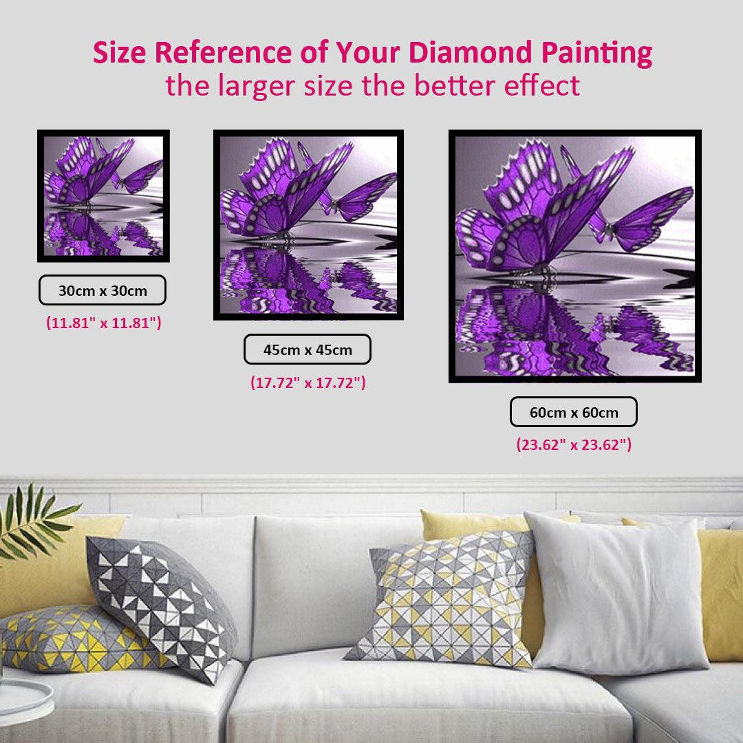 Purple Butterfly Diamond Painting