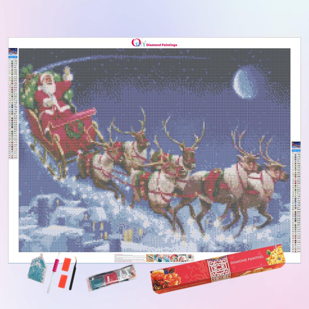 Santa Claus on the Way Diamond Painting