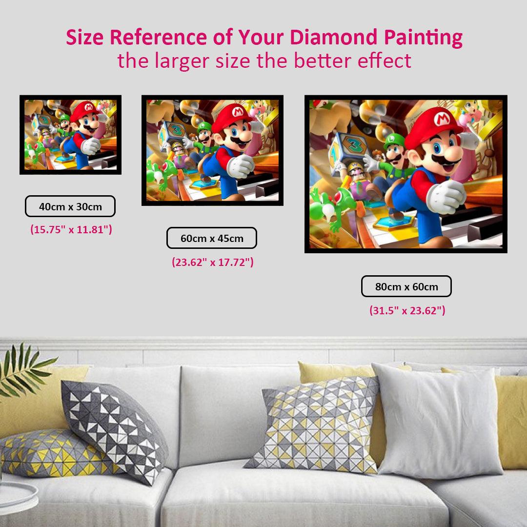 Super Mario Run Away Diamond Painting