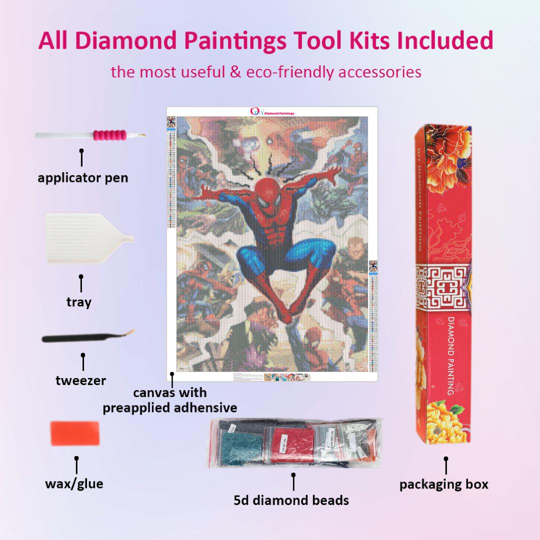 Spiderman 50*40cm(canvas) full round drill diamond painting