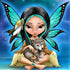 Butterfly Fairy with Wolf Diamond Painting