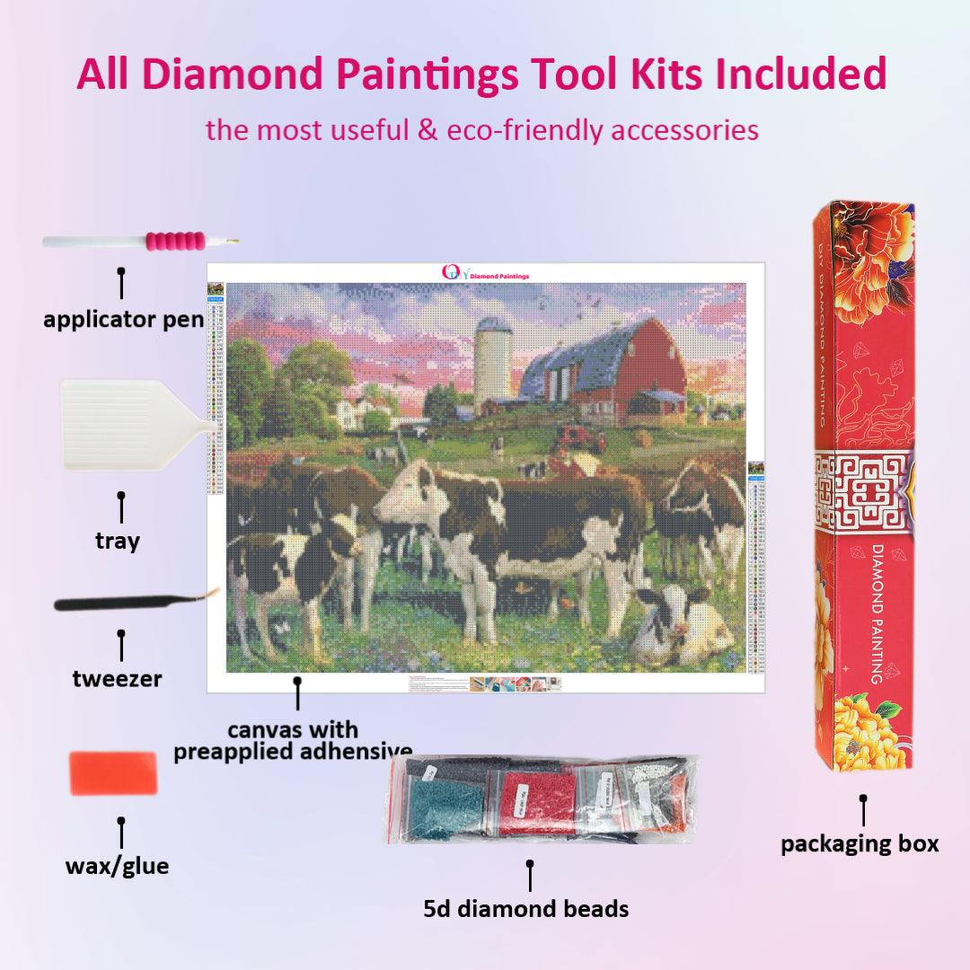 Cows' Paradise Diamond Painting