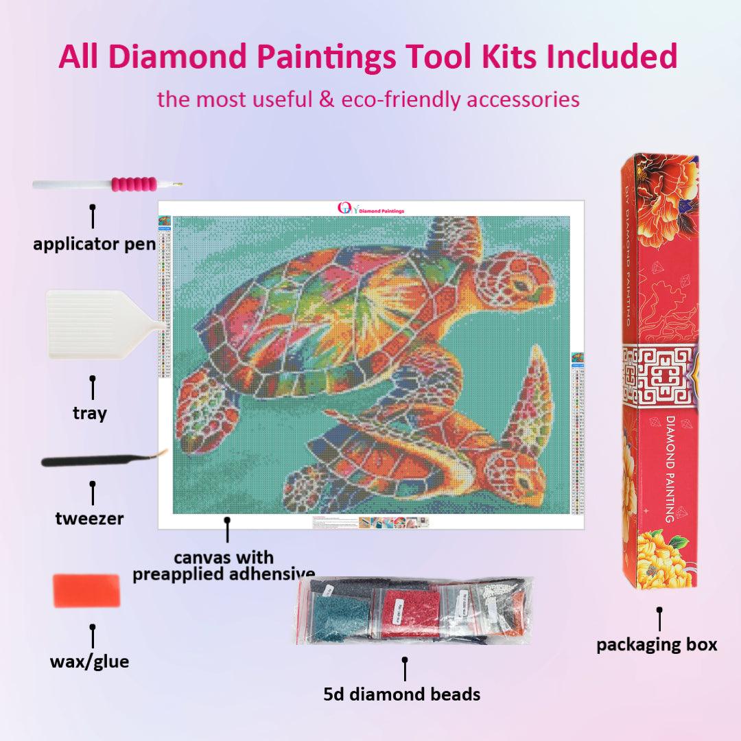 Colorful Turtle Diamond Painting