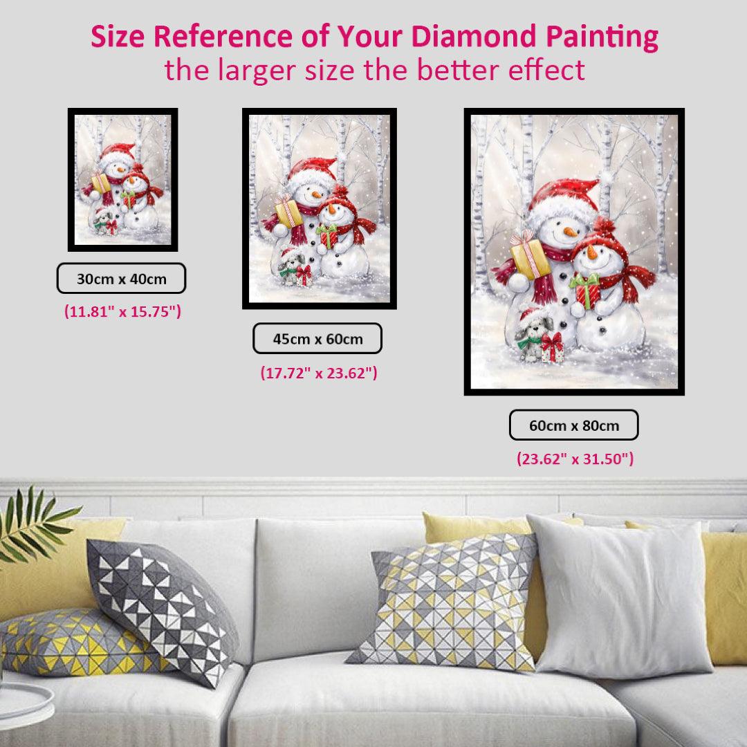 Sweet Snowman Diamond Painting