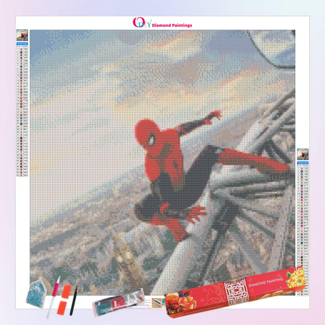 Spider Man on the Ferris Wheel Diamond Painting