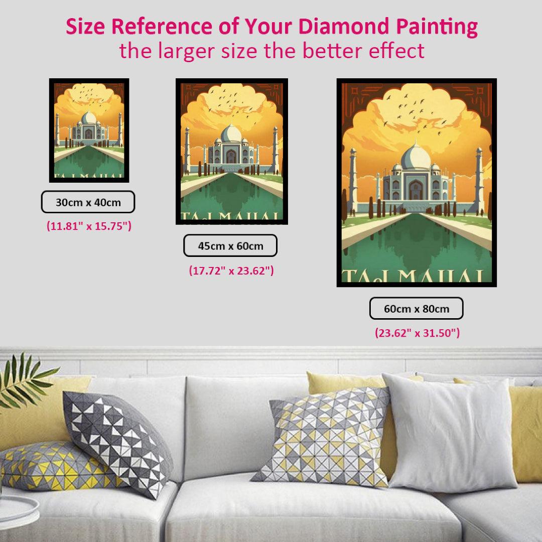 Taj Mahal India Diamond Painting