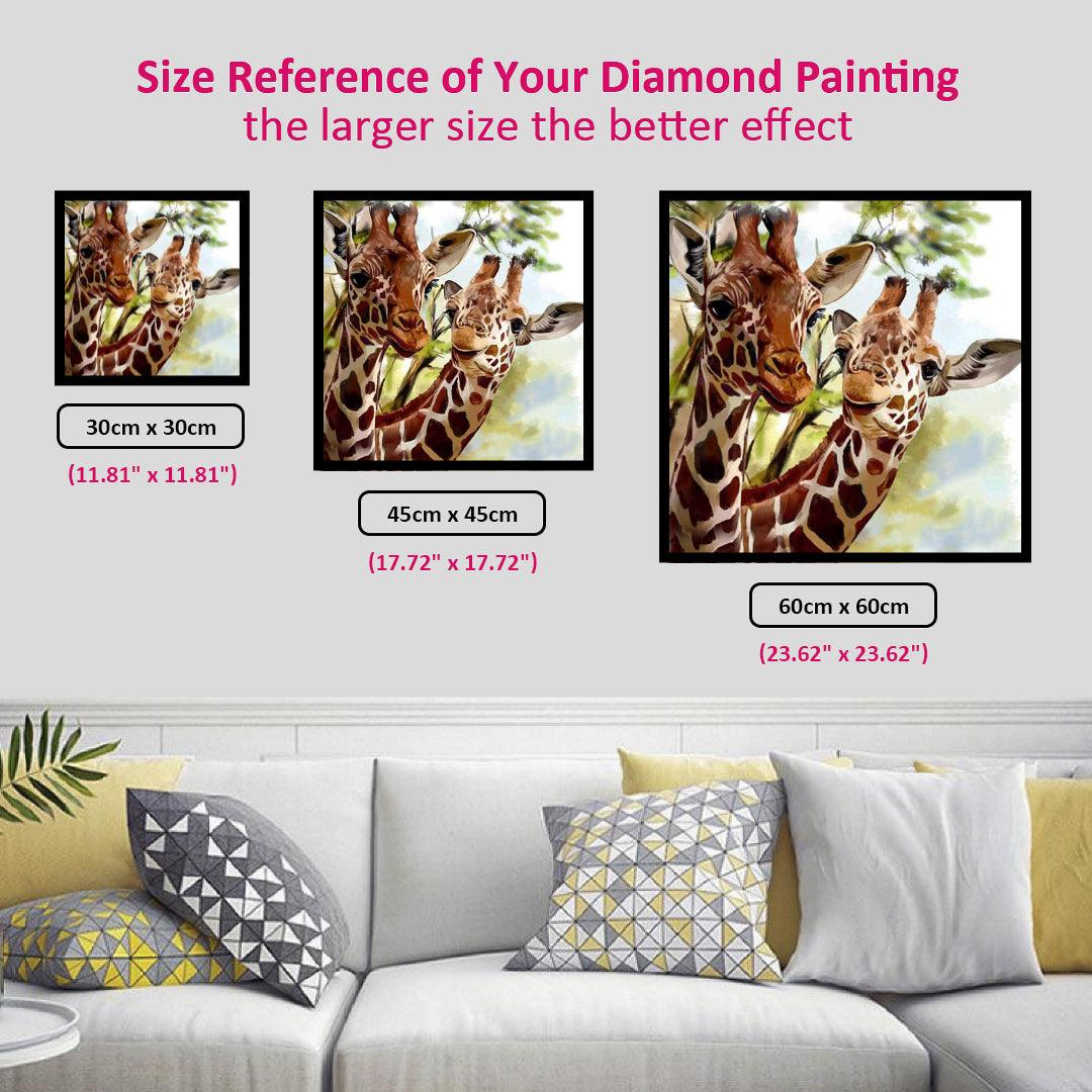 Giraffe Spring Breeze Diamond Painting