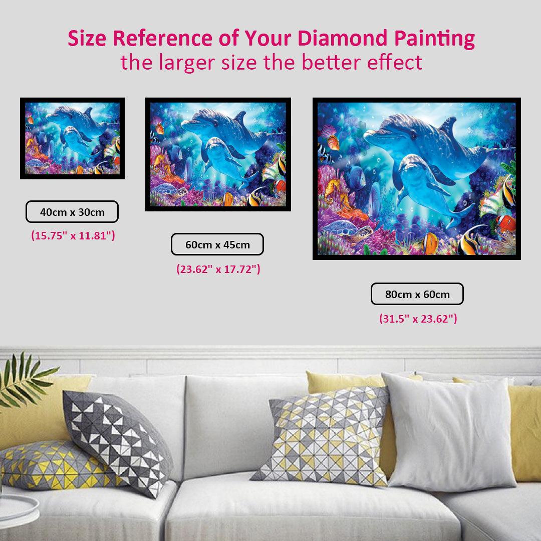 Cheerful Dolphins Diamond Painting