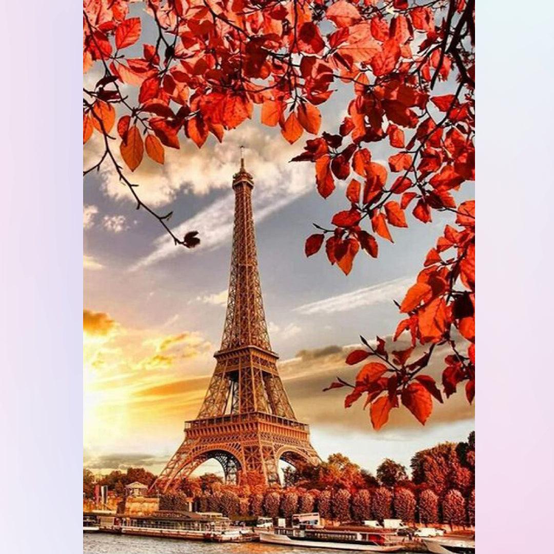 Eiffel Tower at Sunset Diamond Painting