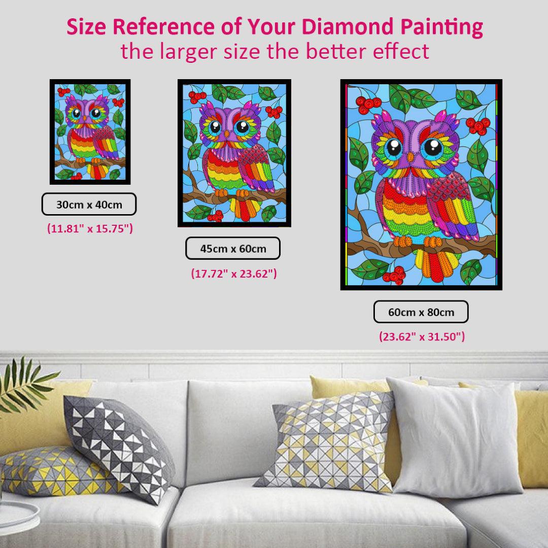 Colorful Owl Diamond Painting