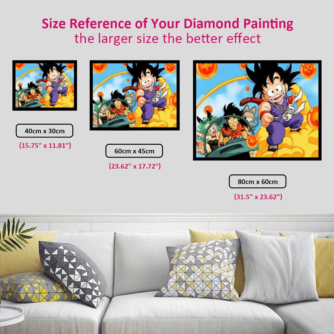 Littke Goku on the Kintoun Diamond Painting