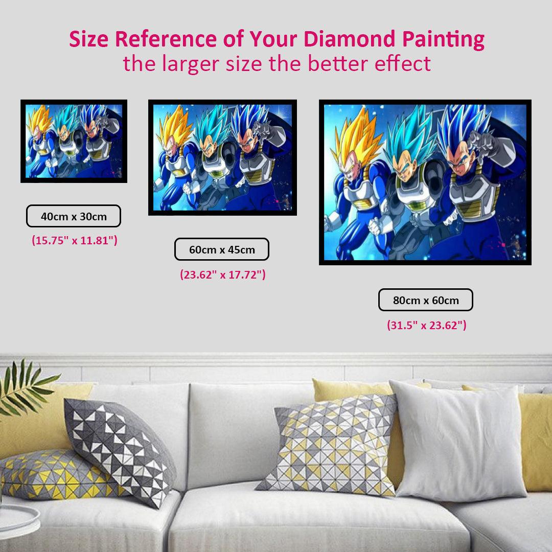 Vegeta Break Boundary Diamond Painting