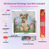 Dogs with Flower Diamond Painting