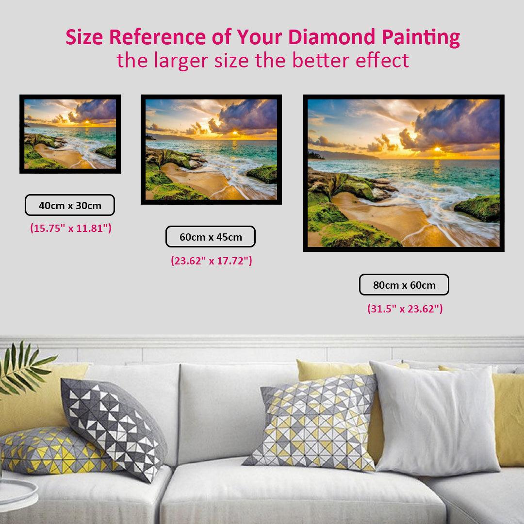 Beautiful Sunset by the Seaside Diamond Painting