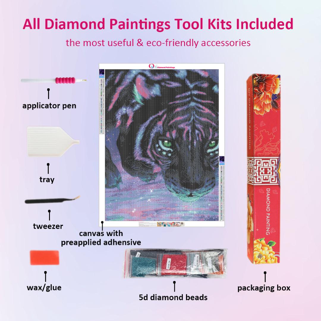 Mild Tiger Diamond Painting
