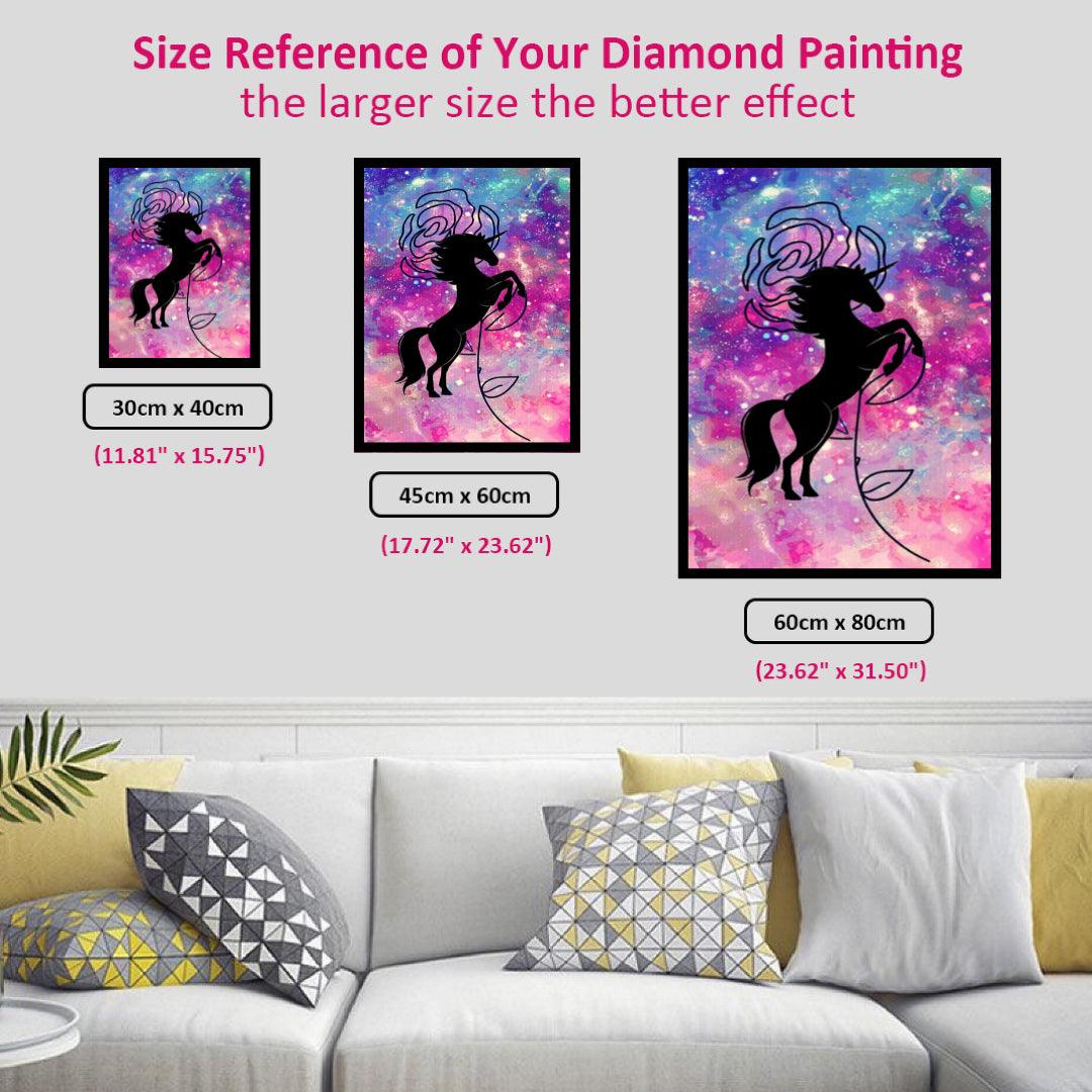 Unicorn & Rose Diamond Painting