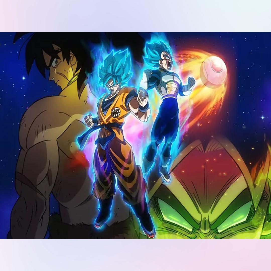 Goku and Vegeta vs Broly Diamond Painting