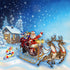 Santa Claus Leaving for Delivering Gifts Diamond Painting