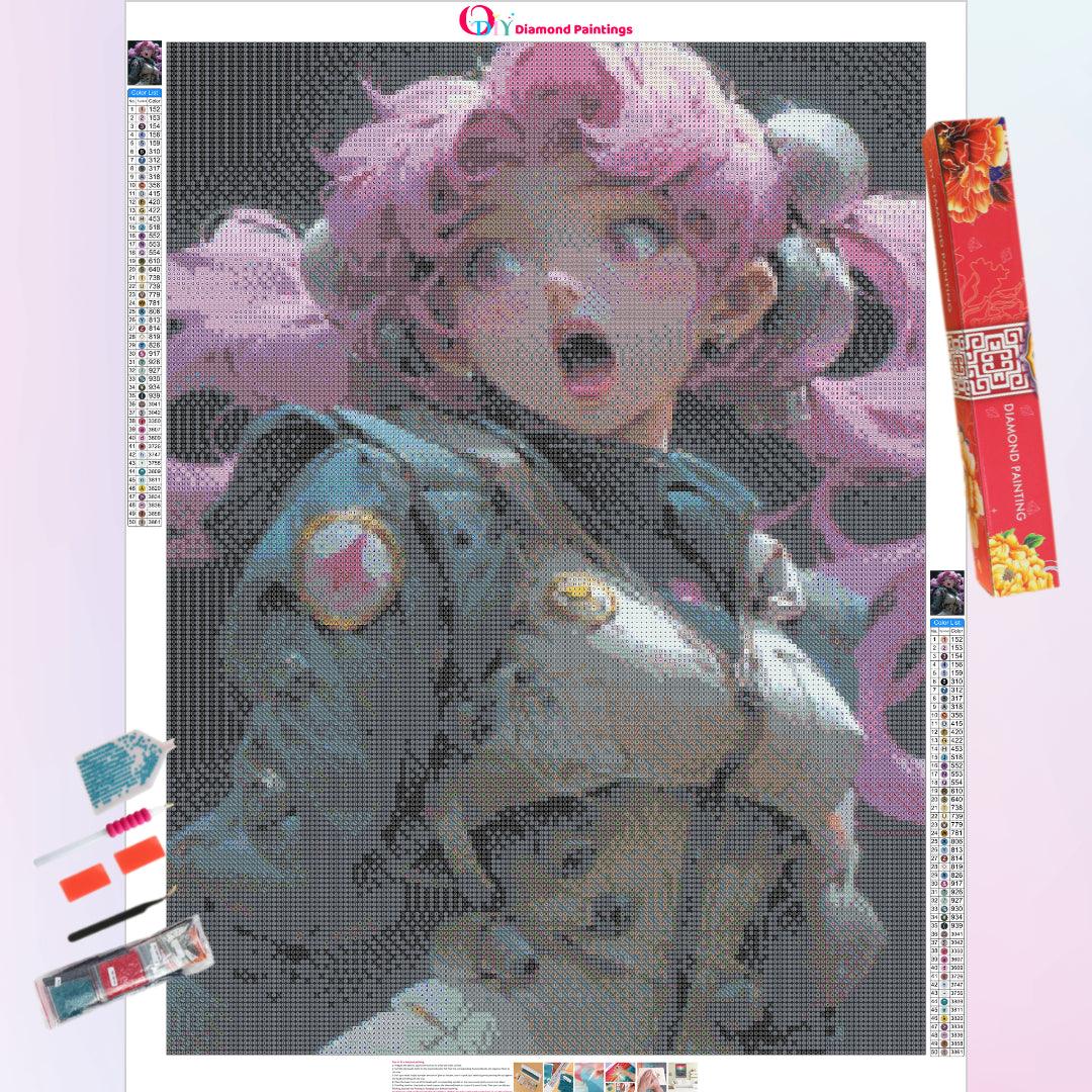 Lively Girl Astronaut Diamond Painting