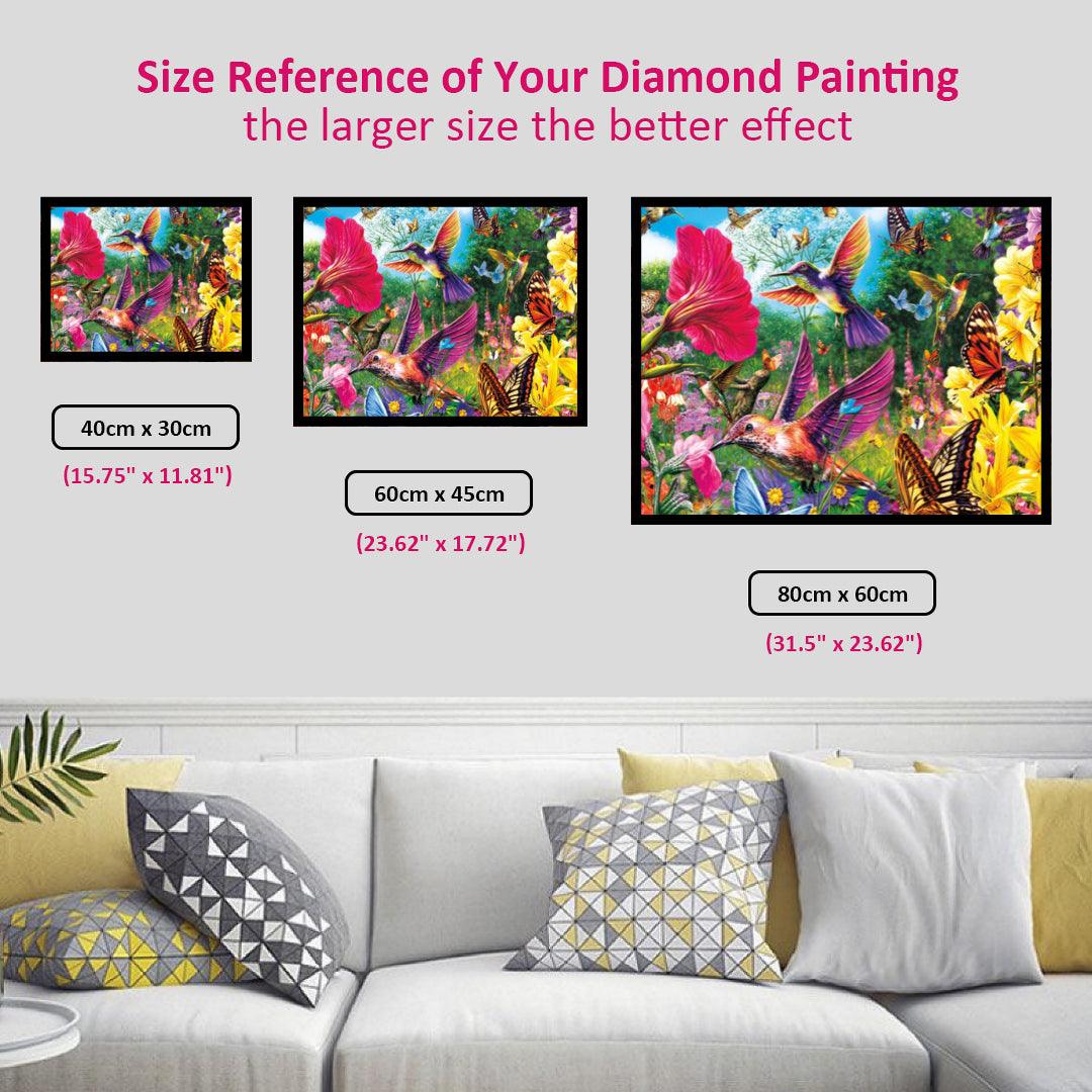 Hummingbird Garden Diamond Painting