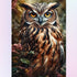 Owl Enjoying Spring Diamond Painting