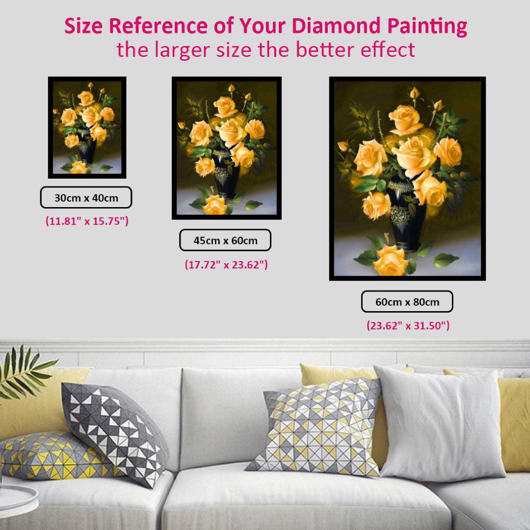 Yellow Roses Diamond Painting