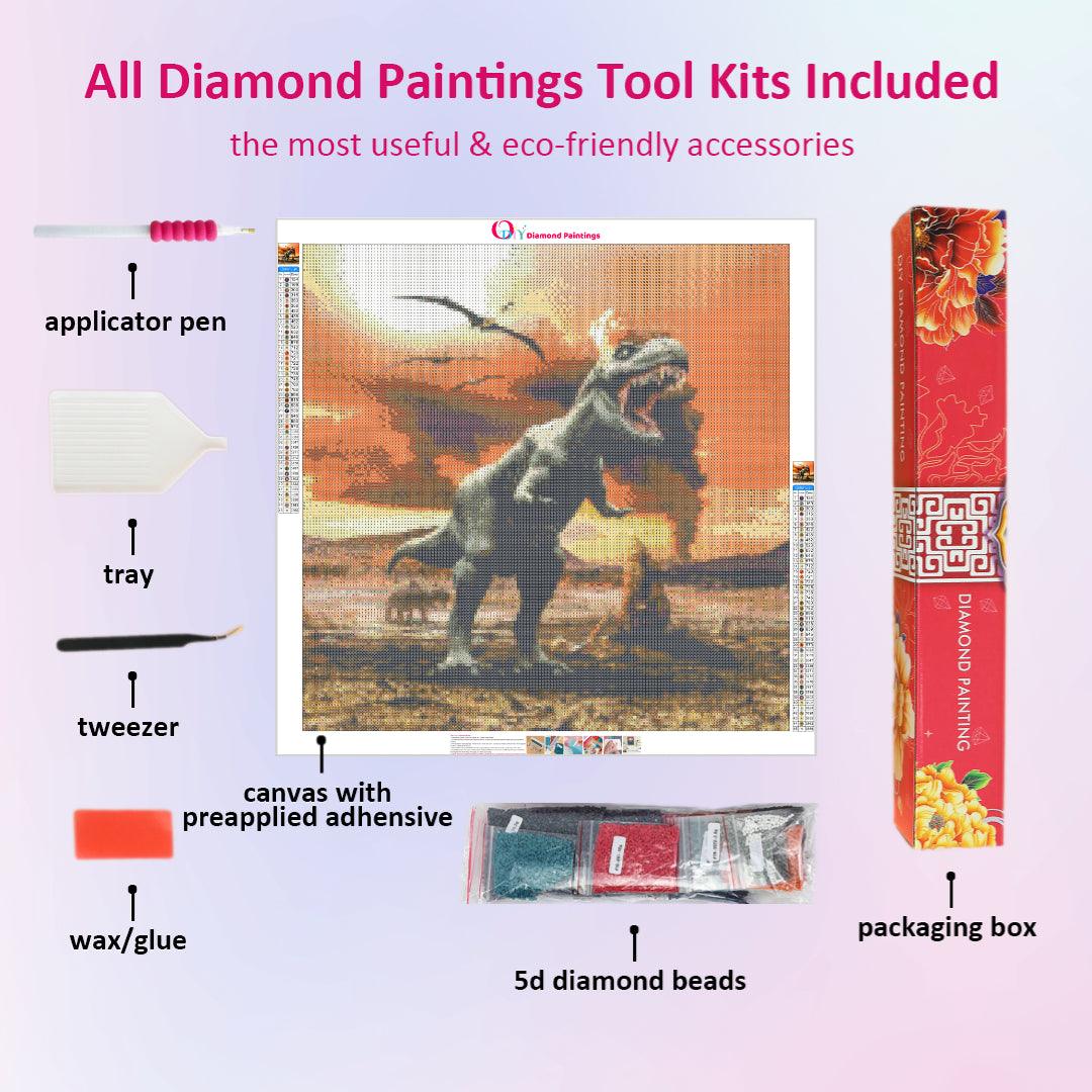 Powerful Dinosaur Diamond Painting