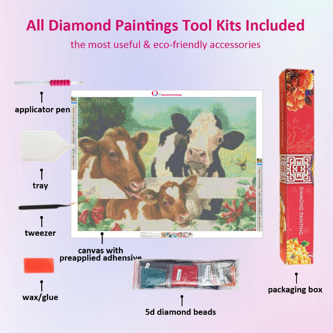 Daily Life of Cow Diamond Painting