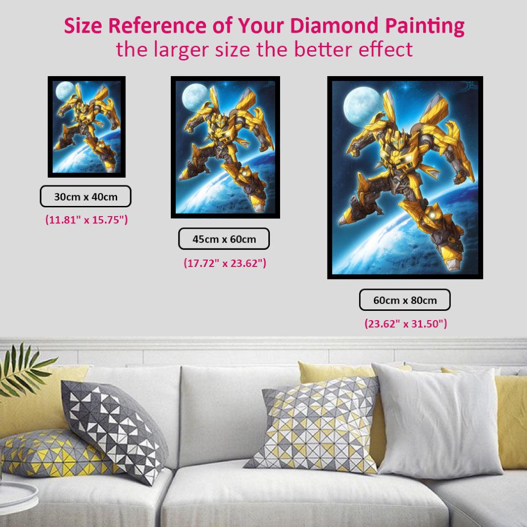 Bumblebee in the Space Diamond Painting