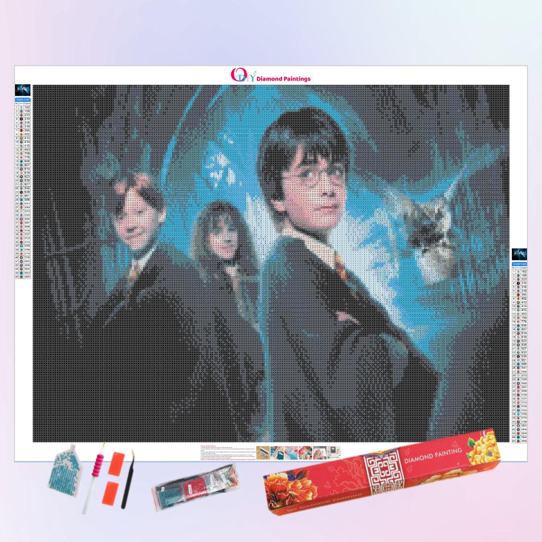 Harry Ron & Hermione Diamond Painting
