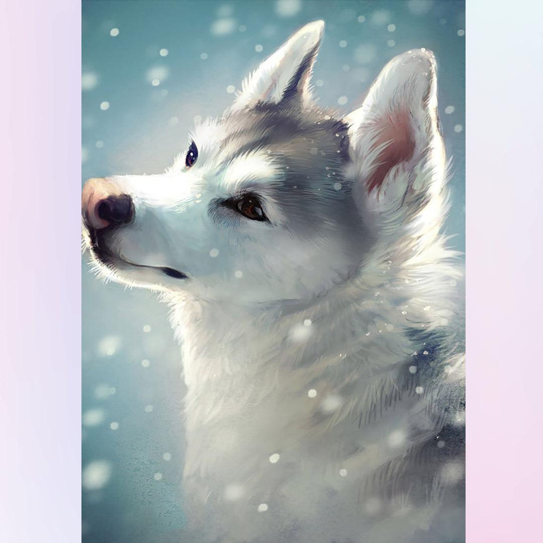 Tender Wolf Diamond Painting