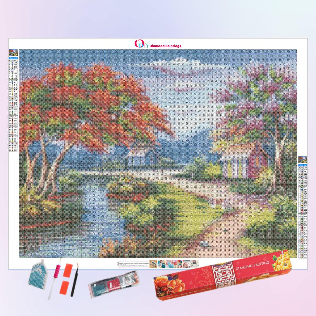 Countryside in the Spring Diamond Painting