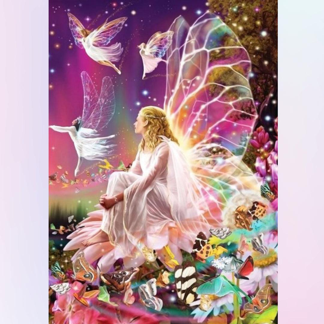 Fairy Dance with Butterflies Diamond Painting