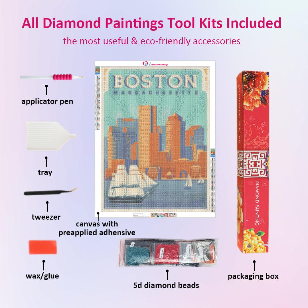 Boston the US Diamond Painting