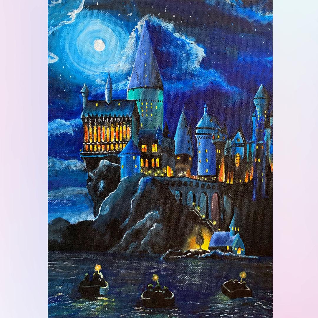 Beautiful Night of Hogwarts Diamond Painting
