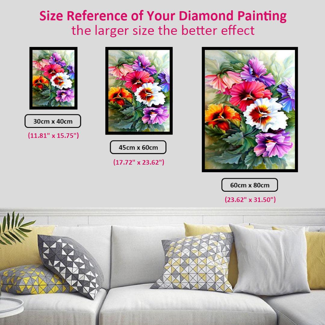 Bright Flowers Diamond Painting