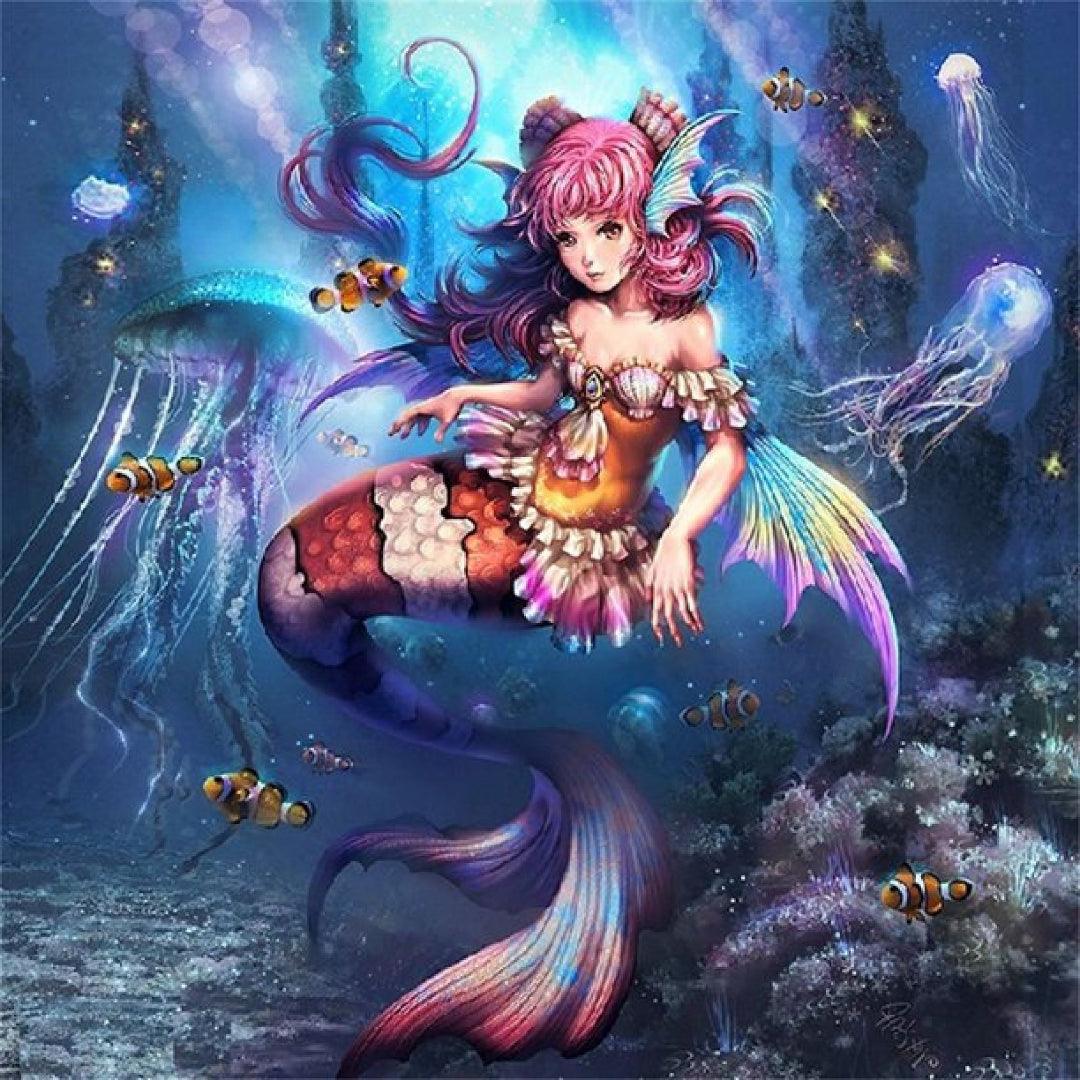 Youthful and Fearless Mermaid Diamond Painting