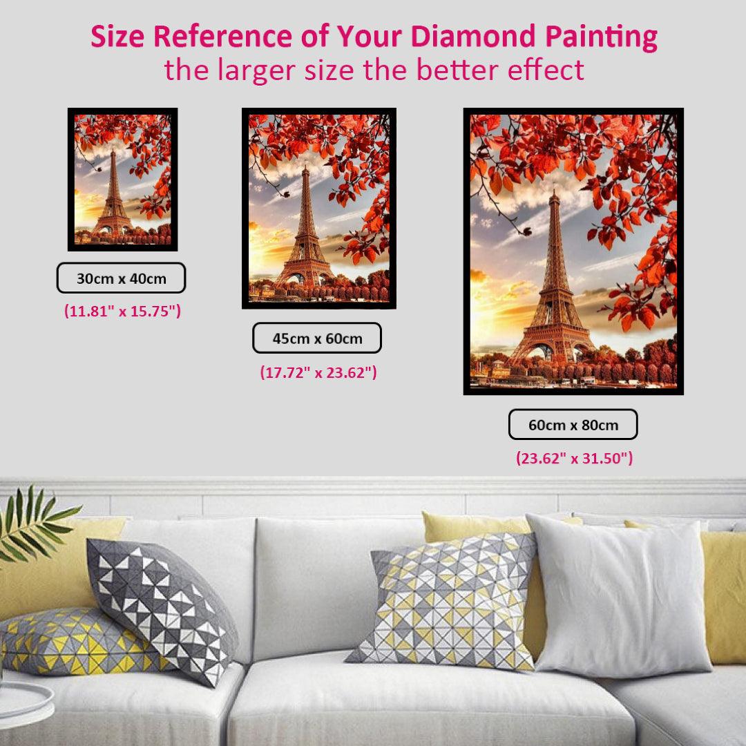 Eiffel Tower at Sunset Diamond Painting