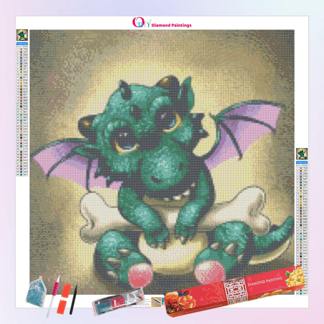 Cute Baby Dragon Diamond Painting