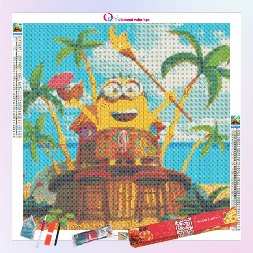 Minions Summer Vacation Diamond Painting