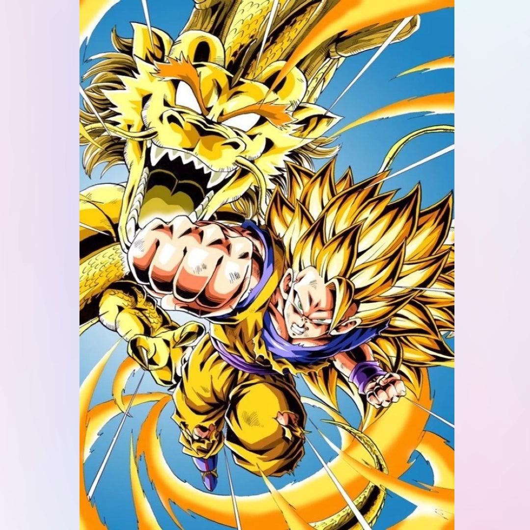 Goku Wrath of the Dragon Diamond Painting