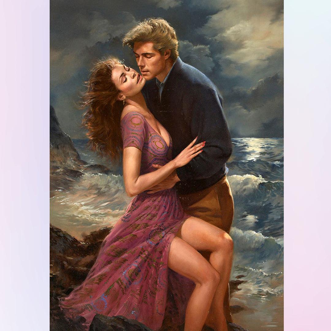 Kiss Love Until the Sea Withers and Rots Diamond Painting
