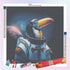 Astronaut Toucan Bird Diamond Painting