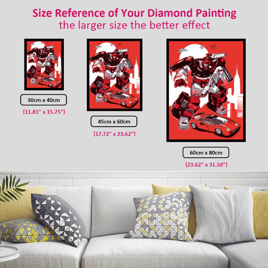Sideswipe Transformers Diamond Painting