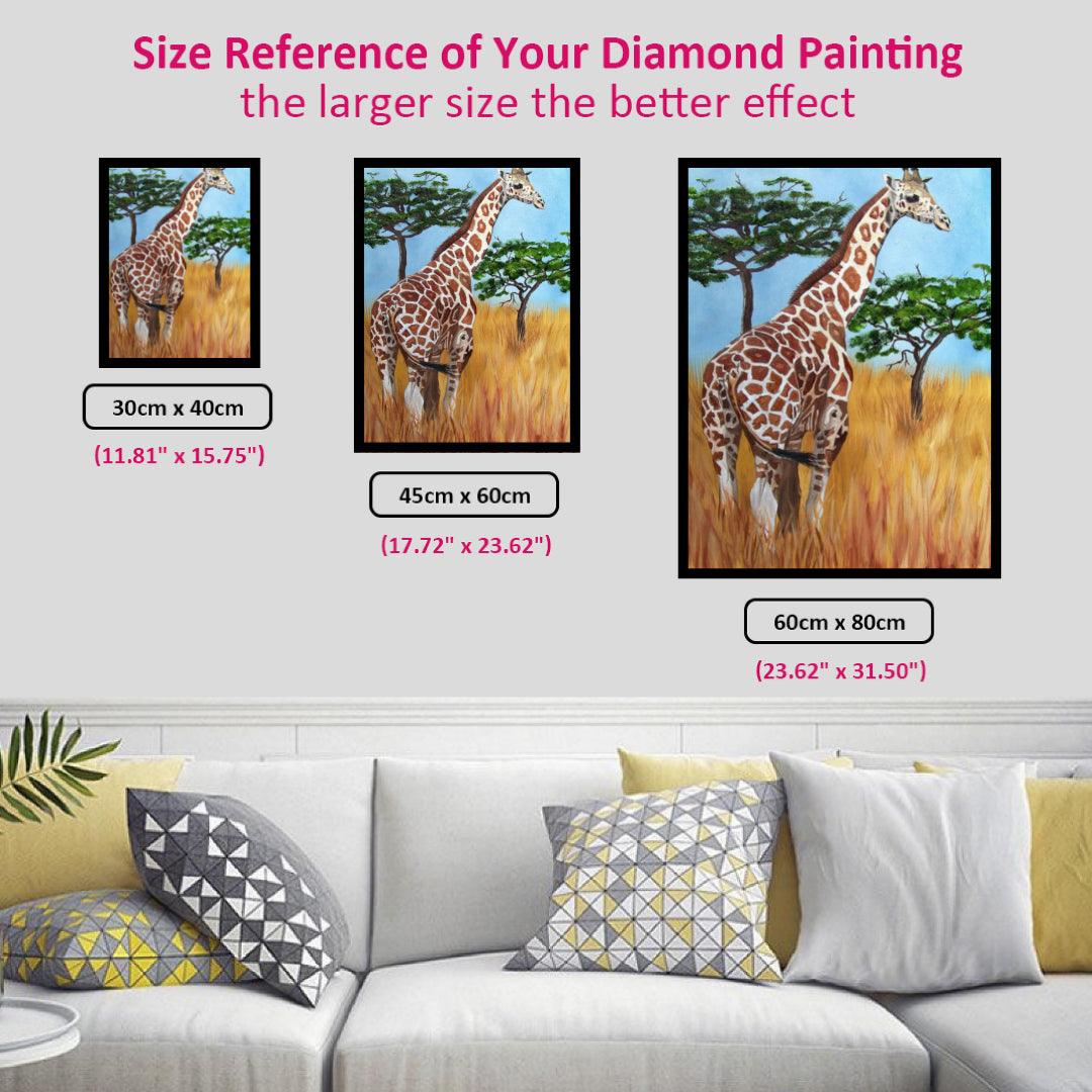 Hello Giraffe Diamond Painting