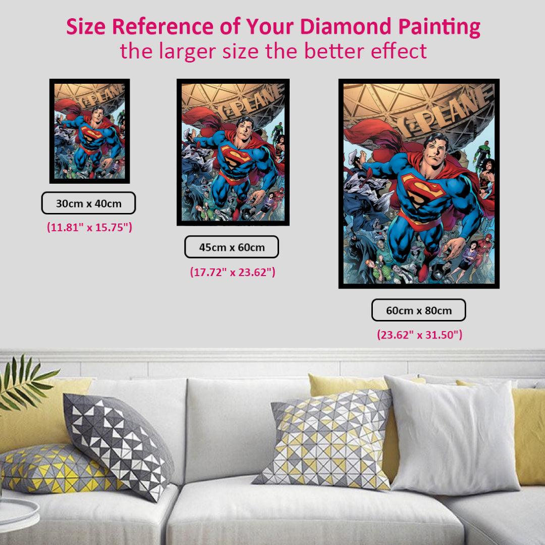 The Real Hero Superman Diamond Painting