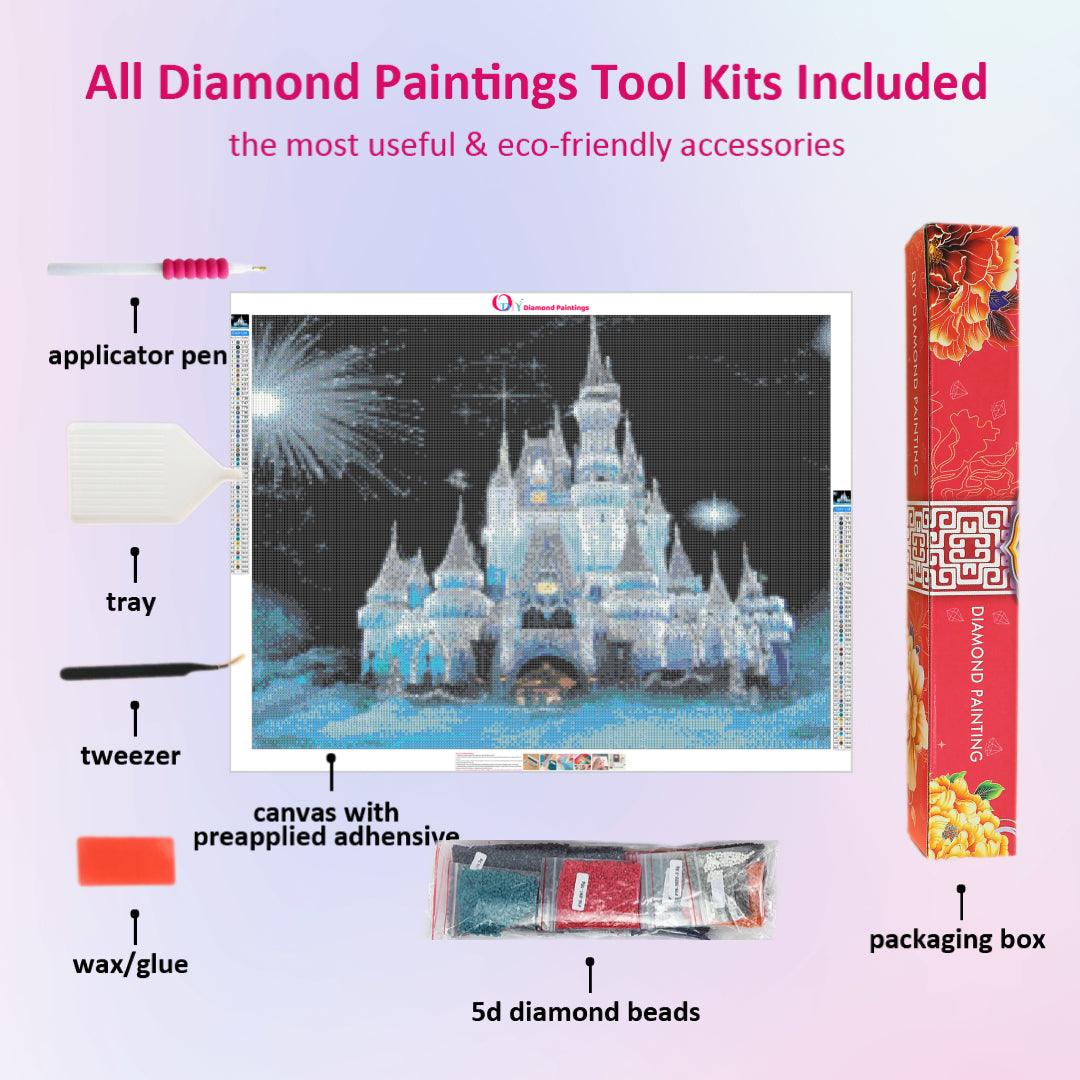 Bling Bling Disney Castle Diamond Painting